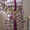 Takchita Jawhara rose – caftan marocain élégant pour femme