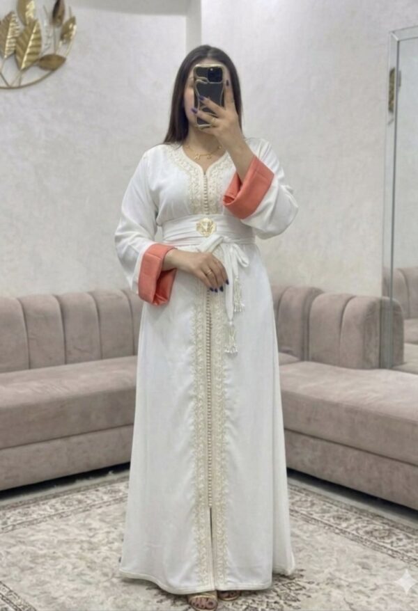 caftan blanc mariage