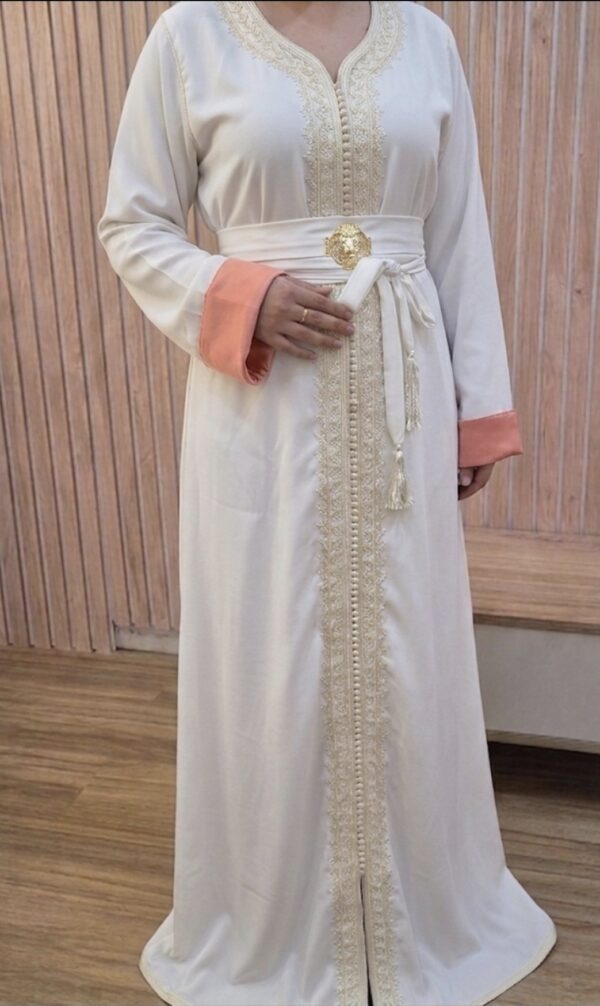 caftan blanc mariage